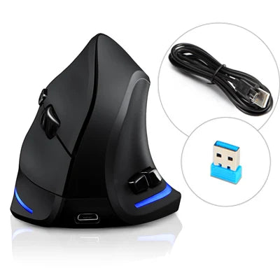 Lefon Wireless Vertical Mouse Ergonomic Mouse USB Rechargeable