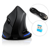 Lefon Wireless Vertical Mouse Ergonomic Mouse USB Rechargeable
