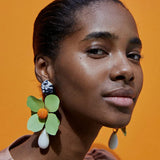 New Design Fashion Bohemin Flowers Drop Earrings Trendy