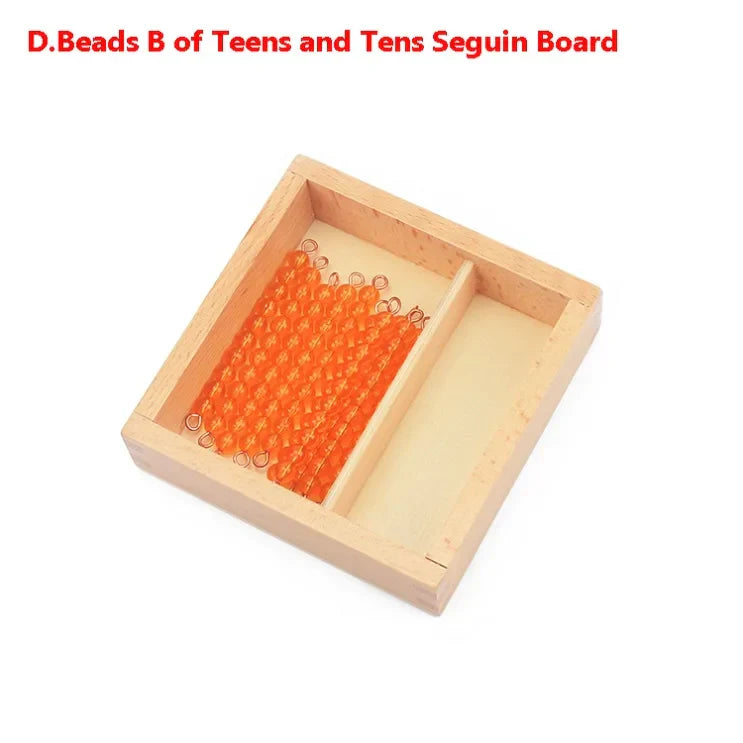 Montessori Teaching Math Toys Teens and Tens Seguin