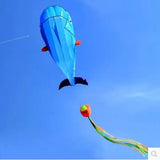 free shipping large dolphin kite flying soft kites