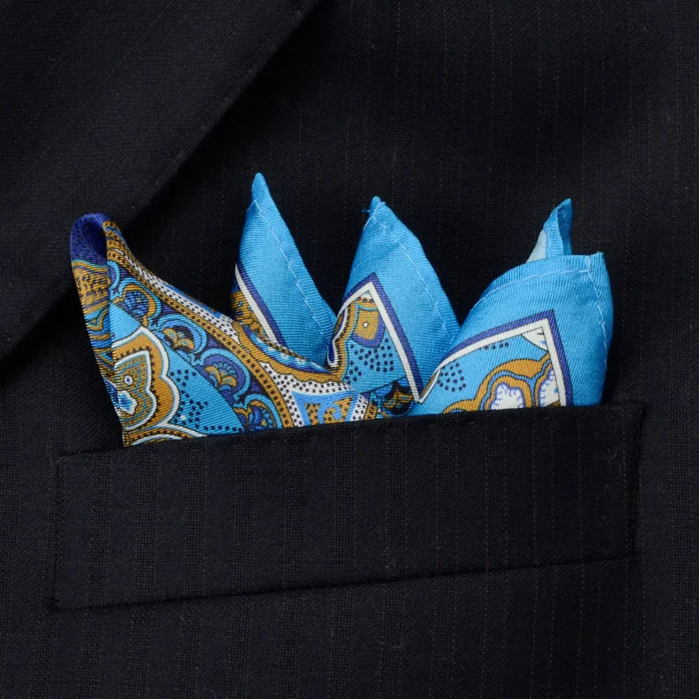 New Arrival 100 Natural Silk Handmade Pocket Handkerchief
