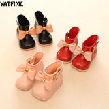 YATFIML Fashion baby girl rain boots PVC waterproof