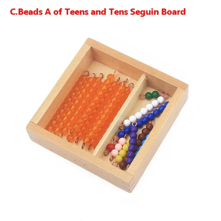 Montessori Teaching Math Toys Teens and Tens Seguin