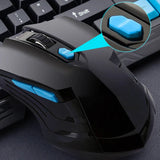 Keyboard Mouse Combos Waterproof Multimedia 2.4GHz Wireless Gaming
