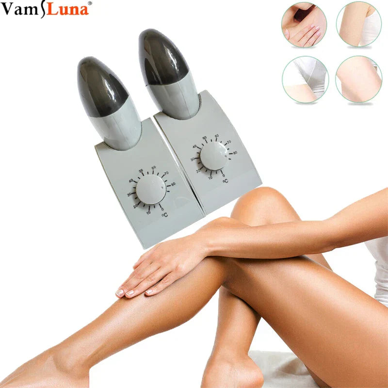 Double Depilatory Roll Wax Heater Waxing Paper Cartridge