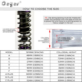Ceyes 2Pcs Auto Avtobafery Suspension Shock Absorber Spring