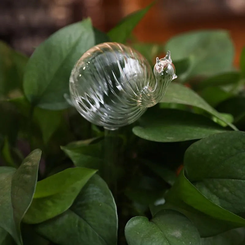 Houseplant Automatic Self Watering Glass Bird Watering Cans