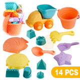 Summer Silicone Soft Baby Beach Toys Kids Mesh