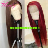 Transparent 13x4 13x6 Lace Front Human Hair Wigs