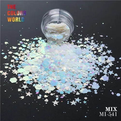 TCT-093 Mix Shape Mix Size Nail Glitter