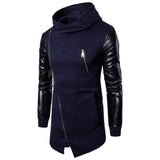 Hot New Design Men Long Hoodies Male Solid