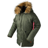 2023 Winter N3B Long Tactical Puffer Coat