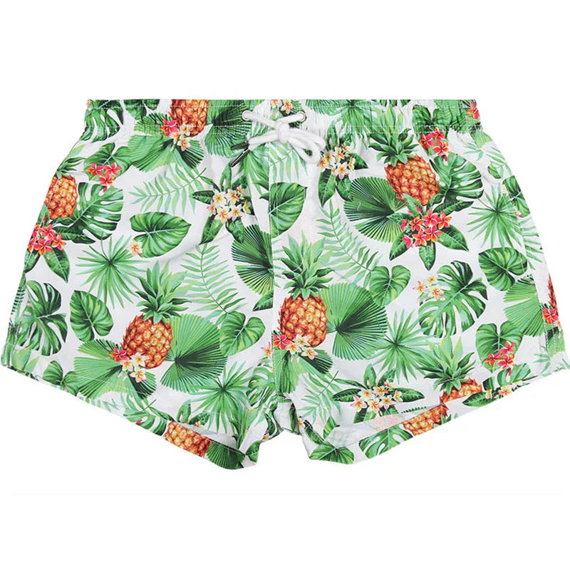 Men's Printed Board Shorts Quick Dry Beach Shorts