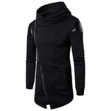 Hot New Design Men Long Hoodies Male Solid