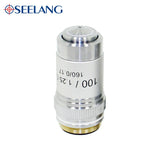 OSEELANG Microscope Objective Lens 4X 10X 40X 100X