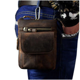 Original Leather Male Casual Design Mini Shoulder Messenger