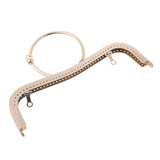 THINKTHENDO 1pc Metal Square Frame For Sewing Handbag