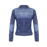 Short Denim Jackets Women autumn Wash Long Sleeve