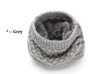 Female Warm Cashmere Tube Scarf Children Knitted Cowl