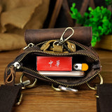 Original Leather Male Casual Design Mini Shoulder Messenger