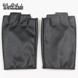 WarBLade Fashion Women Fingerless Gloves Breathable Soft Leather