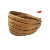 24Pcs/Lot 15mm 24 Colors Satin Fabric Covered Resin
