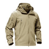 TACVASEN Winter Waterproof Fleece Lined Jackets Men's Safari