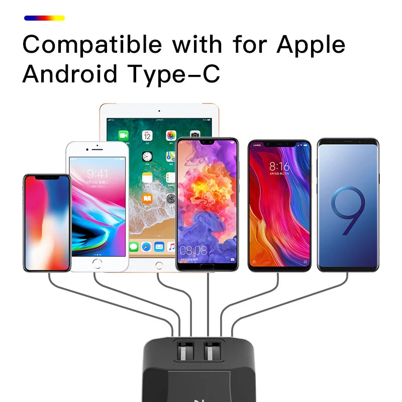 PZOZ Usb Charger Travel EU Plug 2a Fast