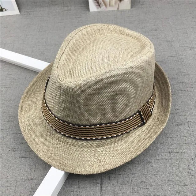 2019 Straw Cap Baby Hats Children Jazz Cap