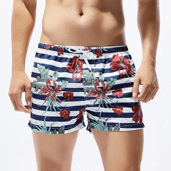 Men's Printed Board Shorts Quick Dry Beach Shorts