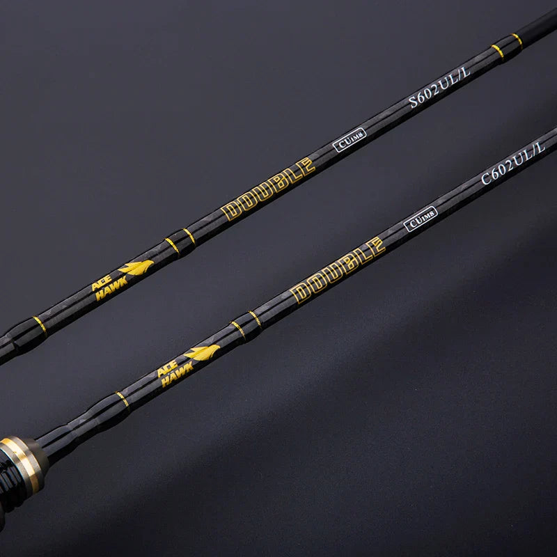 CU DOUBLE NEW 1.8m Lure Fishing Rod Fast