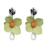 New Design Fashion Bohemin Flowers Drop Earrings Trendy
