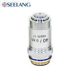 OSEELANG Microscope Objective Lens 4X 10X 40X 100X