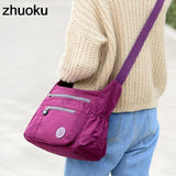 Luxury Women Messenger Bag Waterproof Nylon Shoulder Bags