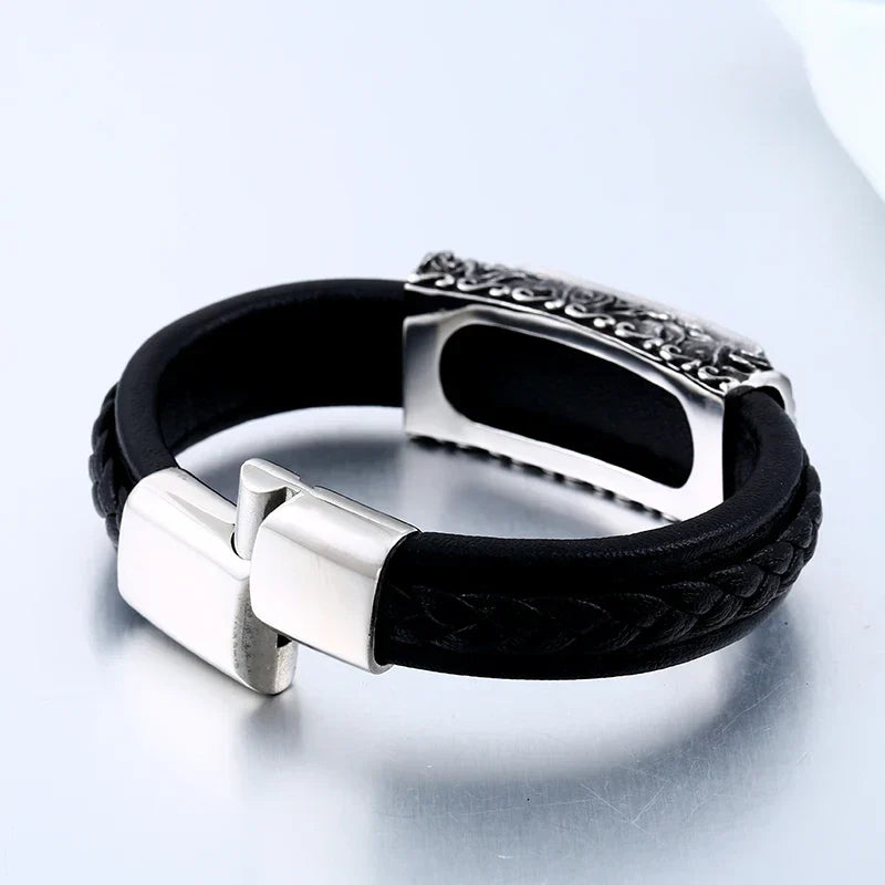 BEIER One Piece Sale Genes Leather Bracelet Bangle