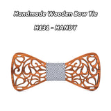 Mahoosive New Floral Wood Bow Ties for Men