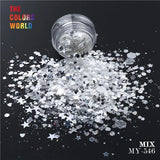 TCT-093 Mix Shape Mix Size Nail Glitter