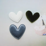 100pcs/lot DIY Velvet Heart padded applique Crafts with