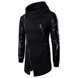 Hot New Design Men Long Hoodies Male Solid