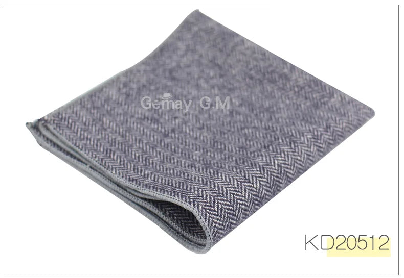 High Quality Hankerchief Scarves Business Suit Hankies Wool