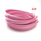 24Pcs/Lot 15mm 24 Colors Satin Fabric Covered Resin