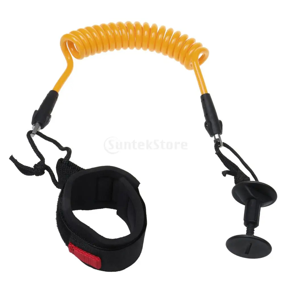 1Pcs TPU Bodyboard Coiled Wrist Leash Surf Board