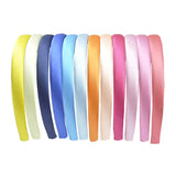 24Pcs/Lot 15mm 24 Colors Satin Fabric Covered Resin