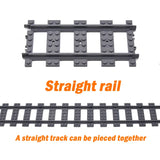 MOC Railway Track Train Tracks Straight Curved Soft