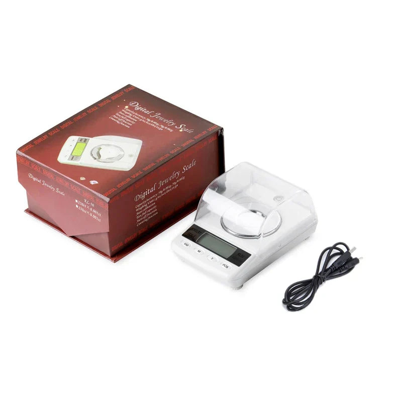 100g/50g 0.001g LCD Digital Jewelry Scales Precision Diamond
