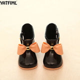 YATFIML Fashion baby girl rain boots PVC waterproof