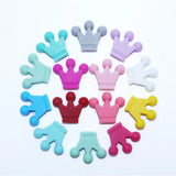 Joepada 10Pcs/lot Silicone Crown Beads Baby Teether Chew