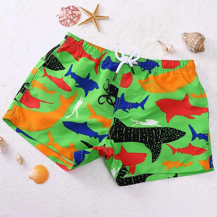 Men's Printed Board Shorts Quick Dry Beach Shorts