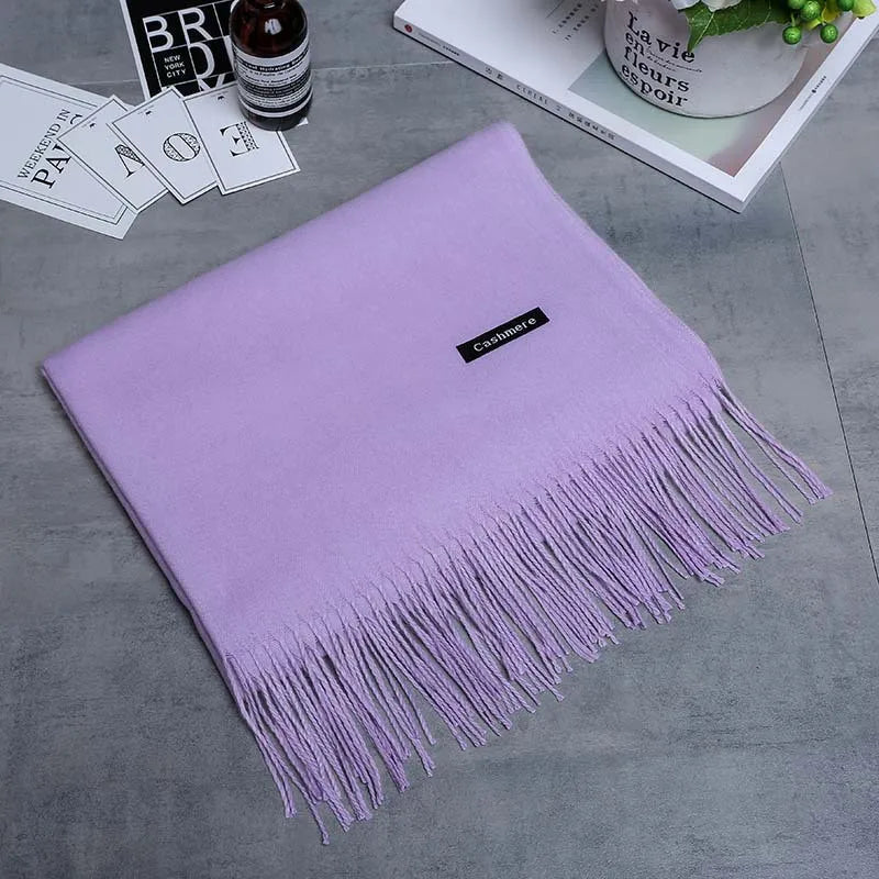 200*70cm High Quality Winter Cashmere Scarf Thicken Warm